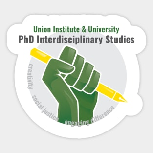 PhD Residency Design Sticker